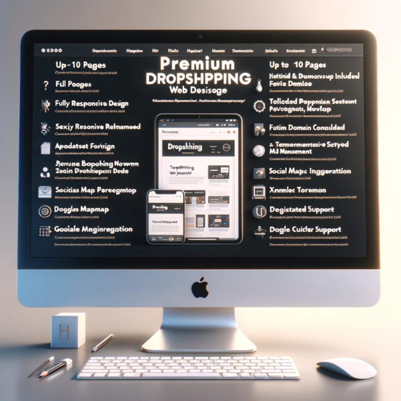 premium Premium Dropshipping Web Design Package