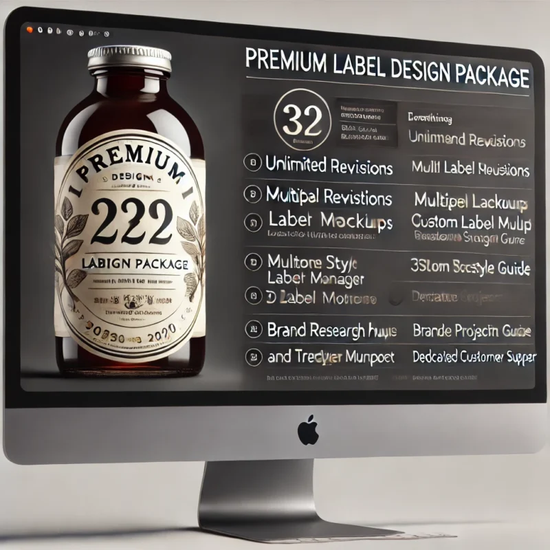 Premium Label Design Deposit