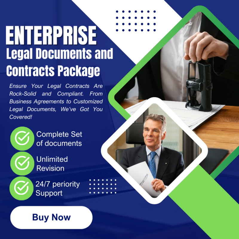 Enterprise Legal Documents and Contracts Package