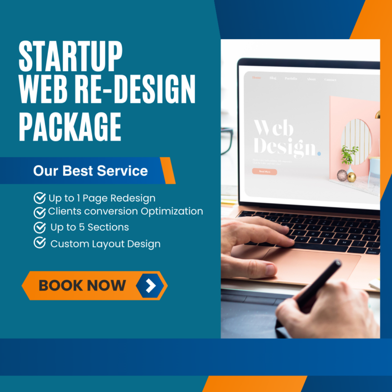 Startup Web Re-Design Package Deposit