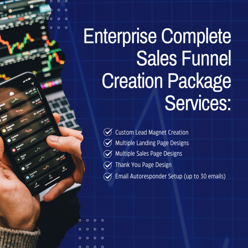 Enterprise Complete Sales Funnel Creation Package Deposit