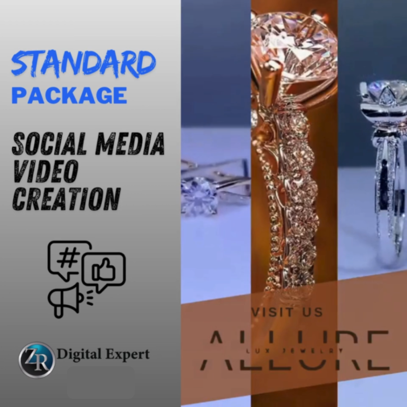 Standard Social Media Video Package Deposit