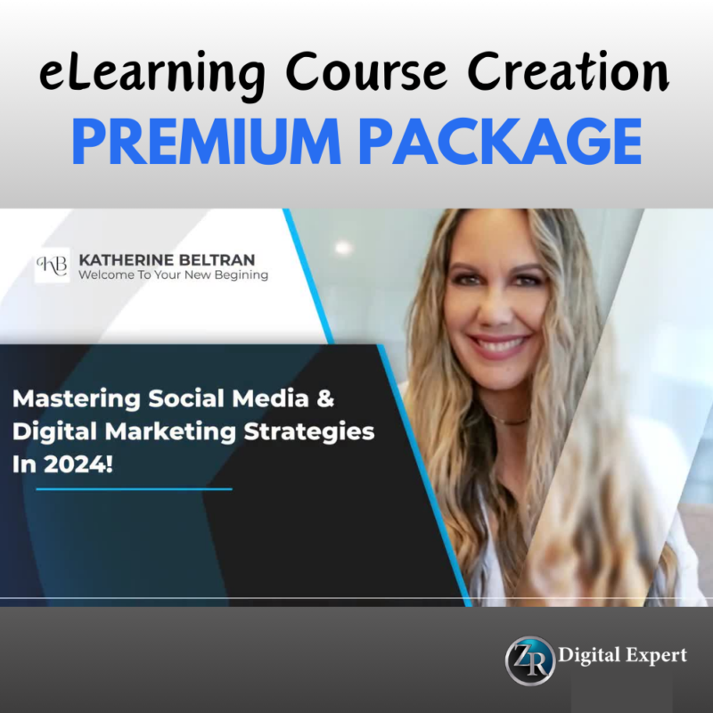 Premium eLearning Course Creation Package Deposit